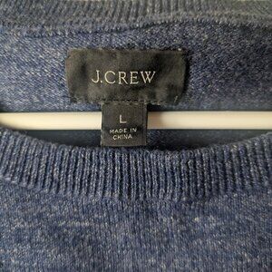 J Crew  Crewneck Sweater Blue size Large
